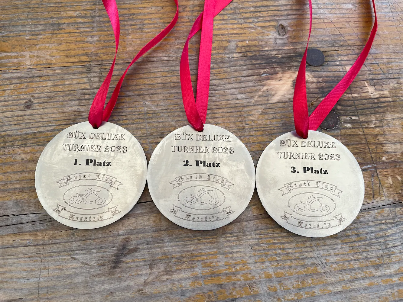 Medaillen – Lasergravur