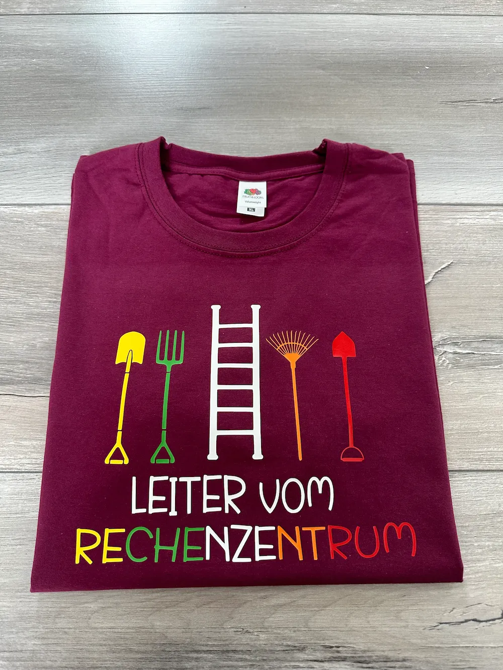 Shirt Leiter Rechenzentrum – Textildruck